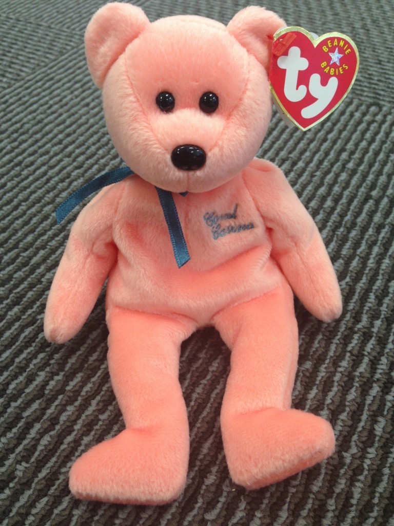 MINT TY BEANIE BABY BEAR I LOVE COLUMBUS RETIRED WITH TAGS 