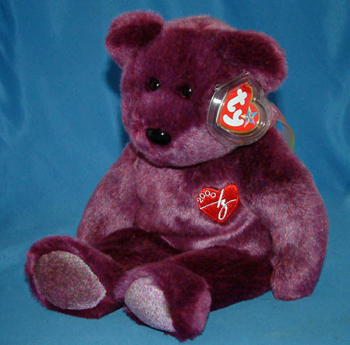 purple ty bear 2000