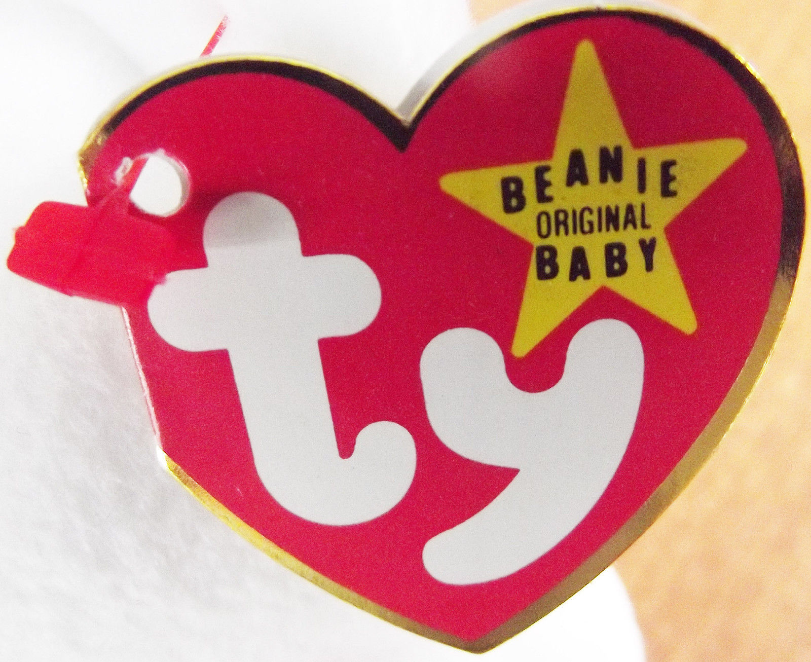 ty beanie baby sign