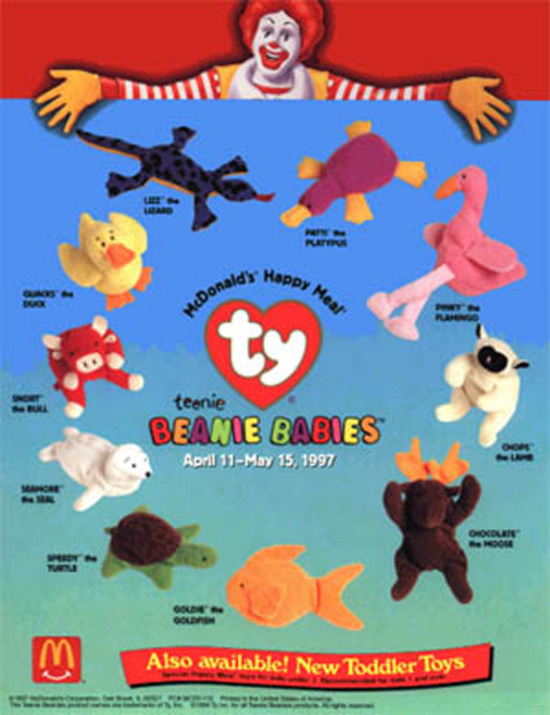 mcdonalds beanie babies 2019