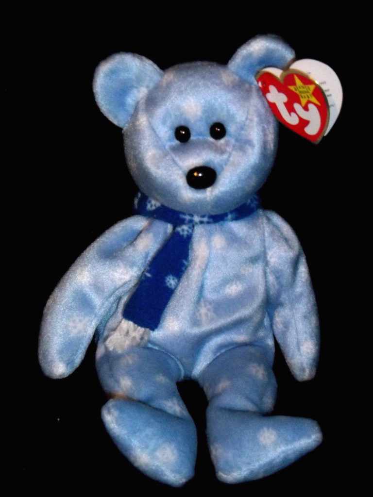 teddy teal beanie baby value