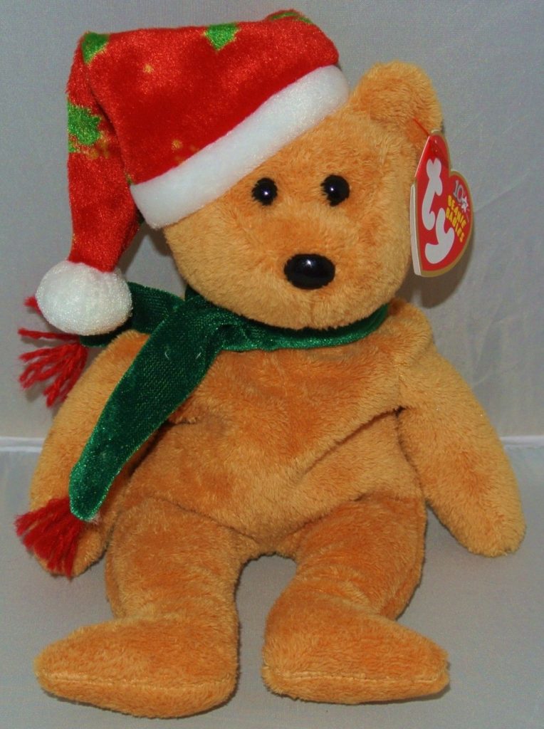 teddy teal beanie baby value