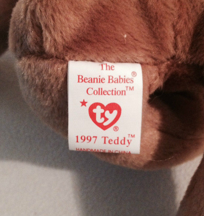 jingle beanies 1997 holiday teddy