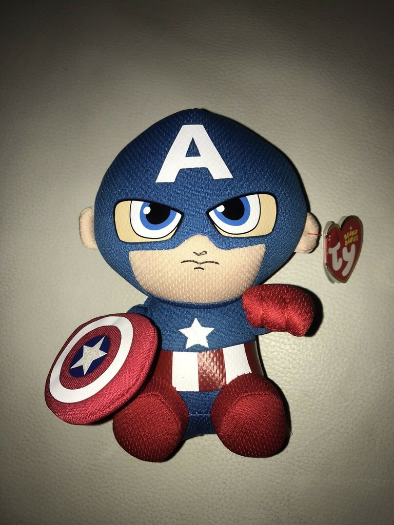 captain america ty beanie baby