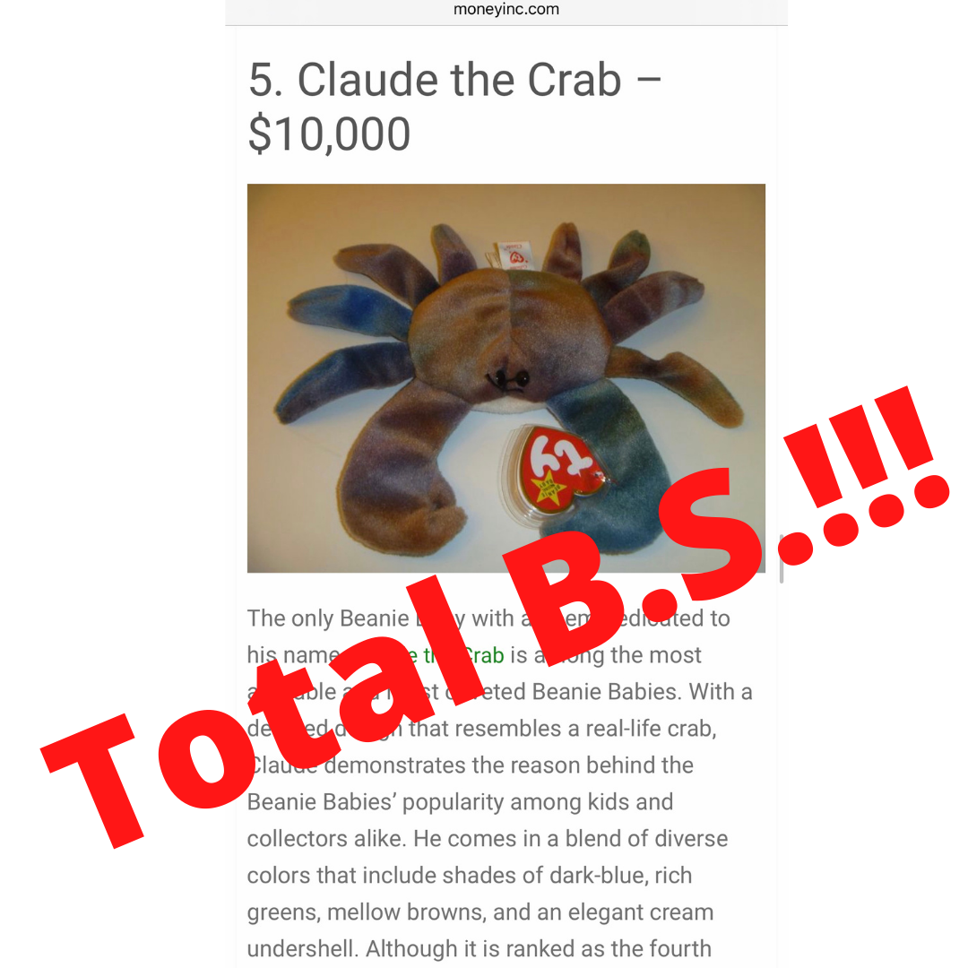 Claude Beanie Babies Price Guide Love My Beanies