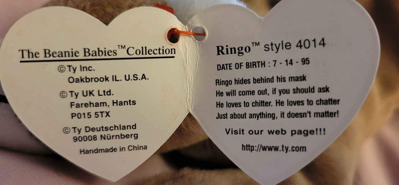 Ringo Beanie Babies Price Guide Love My Beanies